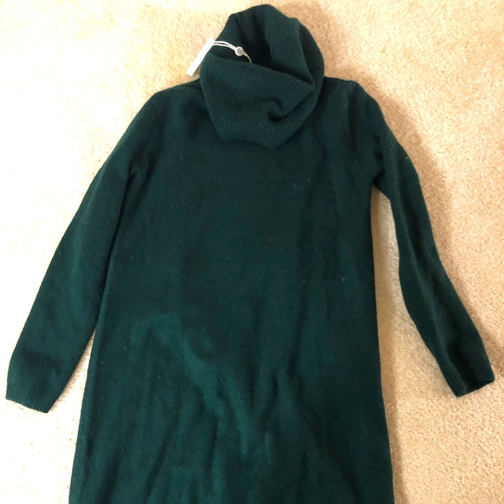 Max studio sweater dress. Size small. Green.